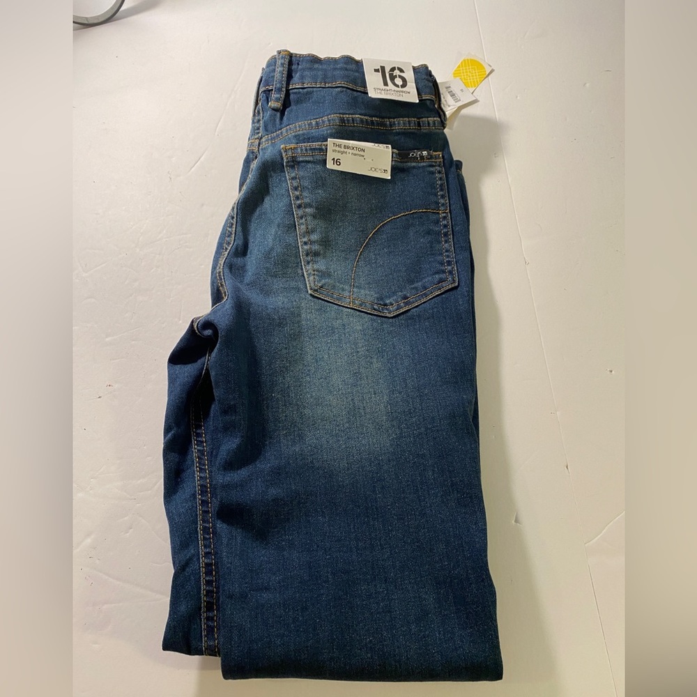 Joes Jeans Womens Size 16 Straight Narrow The Brixton Blue Measures 29x30 NWT